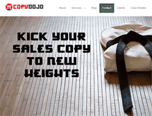 Tablet Screenshot of copydojo.com